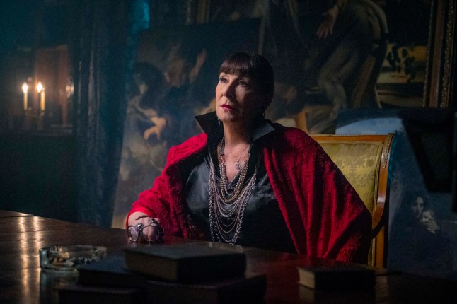 Anjelica Huston stars as 'The Director' in JOHN WICK: CHAPTER 3 - PARABELLUM.