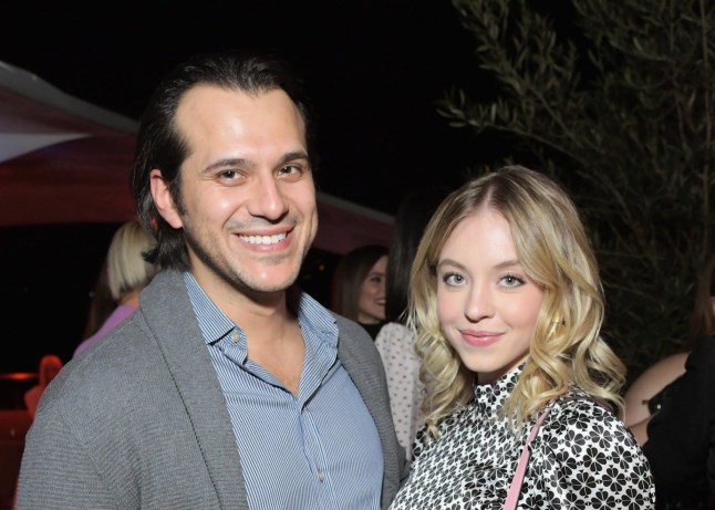 LOS ANGELES, CA - OCTOBER 23: Jonathan Davino (L) and Sydney Sweeney attend the InStyle and Kate Spade dinner at Spring Place on October 23, 2018 in Los Angeles, California. (Photo by Charley Gallay/Getty Images for InStyle)