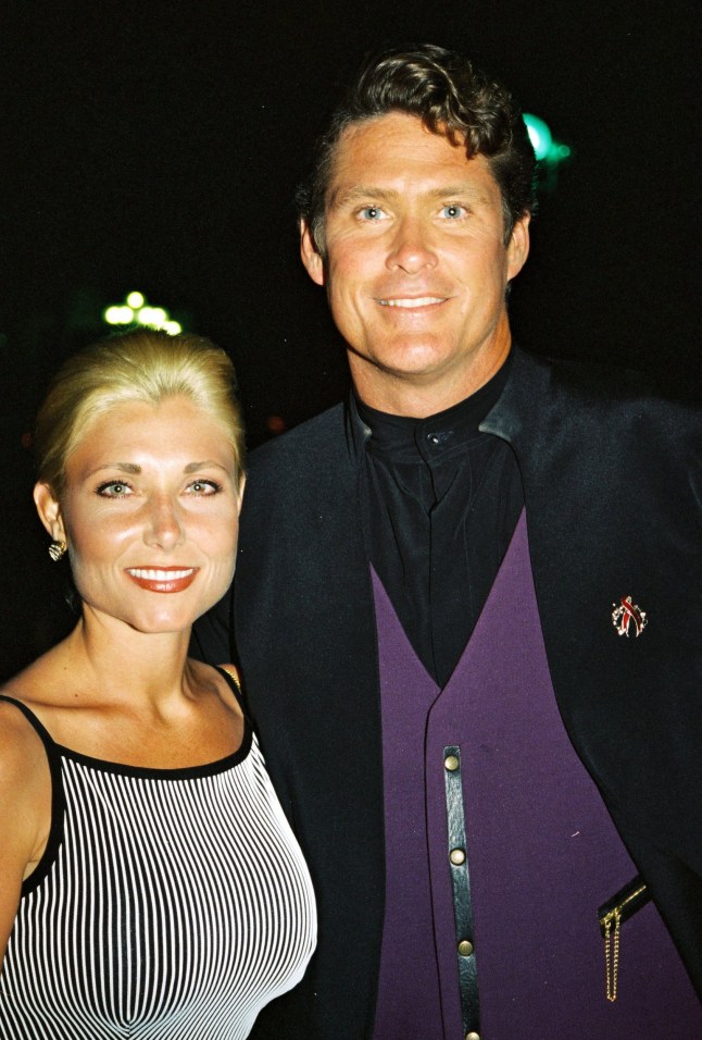 Mandatory Credit: Photo by Bei/Shutterstock (5134961b) Pamela Bach and David Hasselhoff NAACP Awards, Los Angeles, America - 6 April 1996 WIFE PARTNER