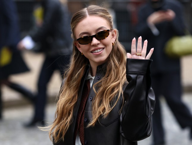 Mandatory Credit: Photo by Tom Nicholson/Shutterstock (15188401ex) Sydney Sweeney Miu Miu show, Outside Arrivals, Autumn Winter 2025, Paris Fashion Week, France - 11 Mar 2025
