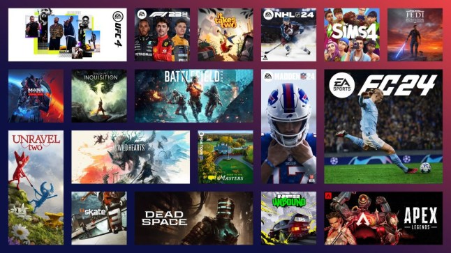 EA games collage