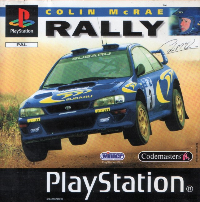 Colin McRae Rally PS1 box