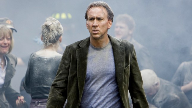 Editorial use only. No book cover usage. Mandatory Credit: Photo by Summit Entertainment/Kobal/REX/Shutterstock (5885417am) Nicolas Cage Knowing - 2009 Director: Alex Proyas Summit Entertainment USA Scene Still Pr??dictions