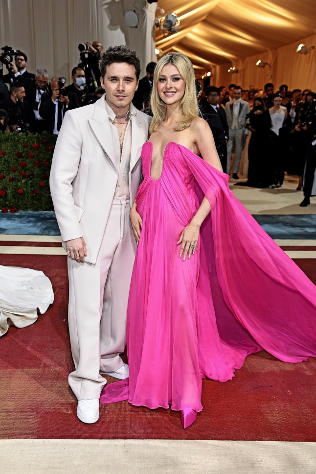 NEW YORK, NEW YORK - MAY 02: (L-R) Brooklyn Beckham and Nicola Peltz attend The 2022 Met Gala Celebrating "In America: An Anthology of Fashion" at The Metropolitan Museum of Art on May 02, 2022 in New York City. (Photo by Dimitrios Kambouris/Getty Images for The Met Museum/Vogue)