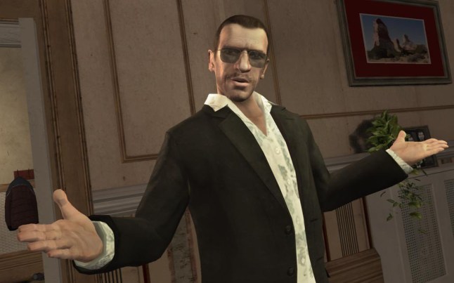 Protagonist Niko in GTA 4 on PC