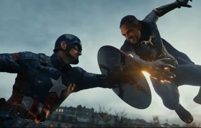 Captain America and Black Panther in Rise Of Hydra