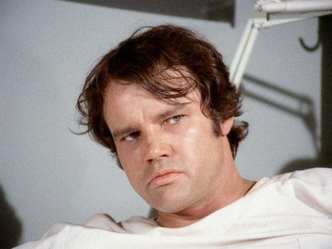 LOS ANGELES - OCTOBER 23: Joe Don Baker as Frank Kearney, a hit man for a narcotics ring, in the Mission: Impossible episode: The Miracle. Original broadcast date, October 23, 1971. Image is a frame grab. (Photo by CBS via Getty Images)